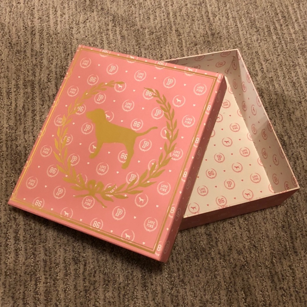 Vintage Victoria’s Secret PINK DOG Crest Box